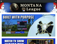 Tablet Screenshot of montanabaseball.org